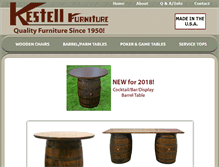 Tablet Screenshot of kestellfurniture.com